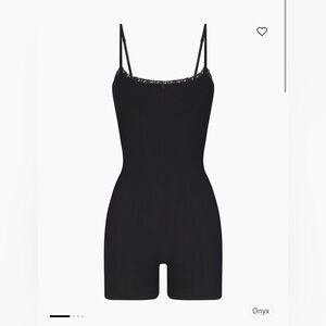 Skims Soft Lounge Lace Scoop Onesie